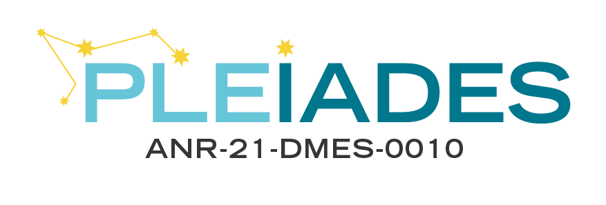 Logo PLEIADES ref et constellations Logo Pléiades