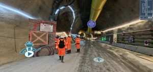 Visite de Tunnel en construction